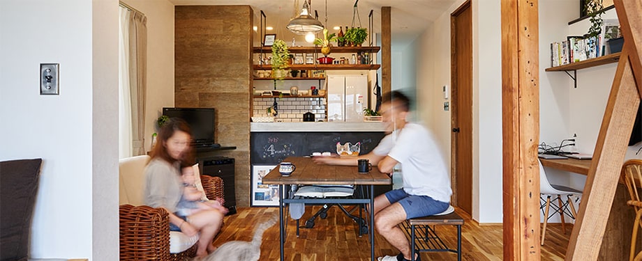 リノベーション後の部屋の様子