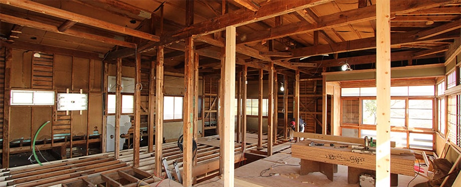 リノベーション工事の様子