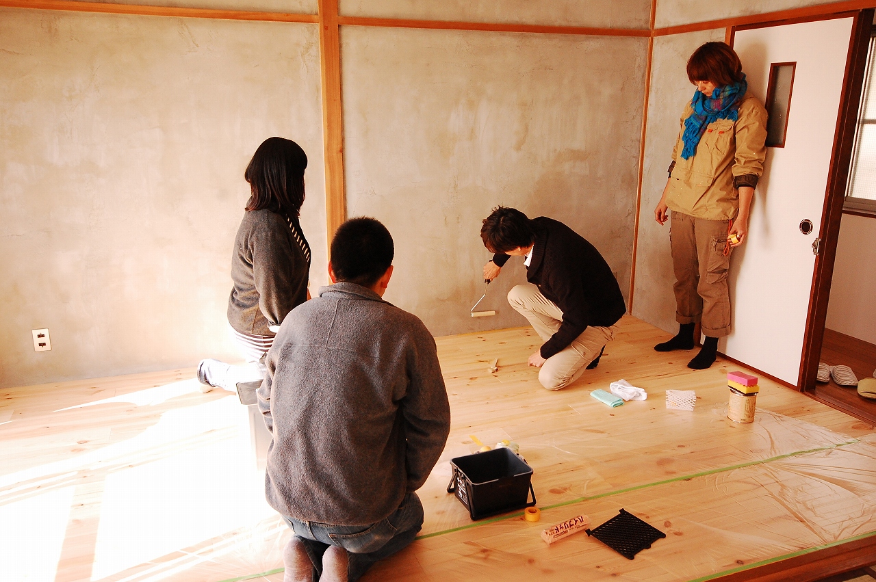 セルフリノベーションで塗装に挑戦