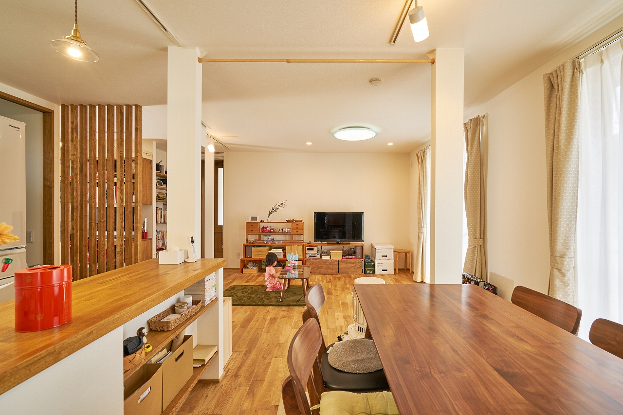 リノベーション後のリビング