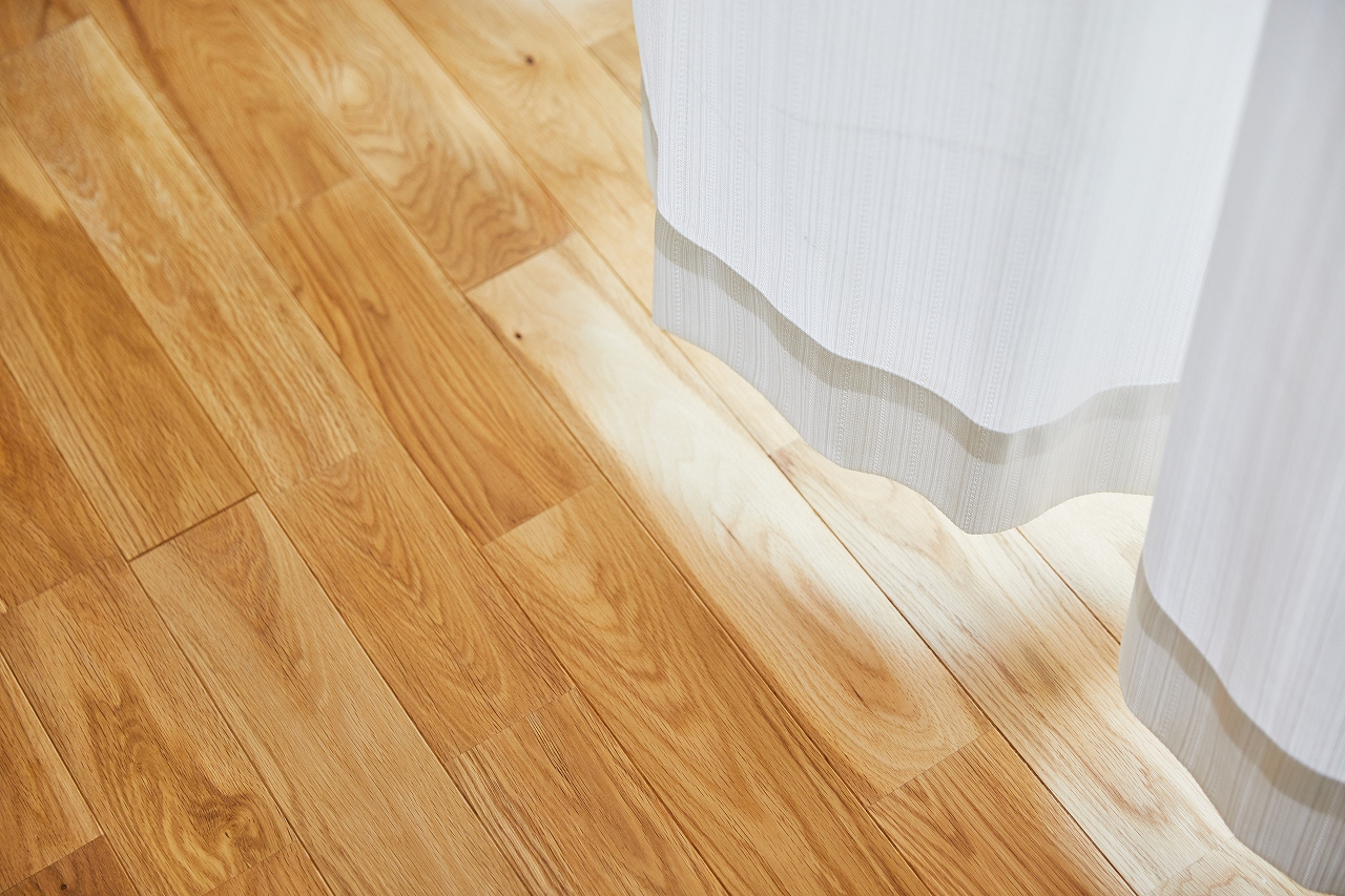 天然素材の無垢フローリング