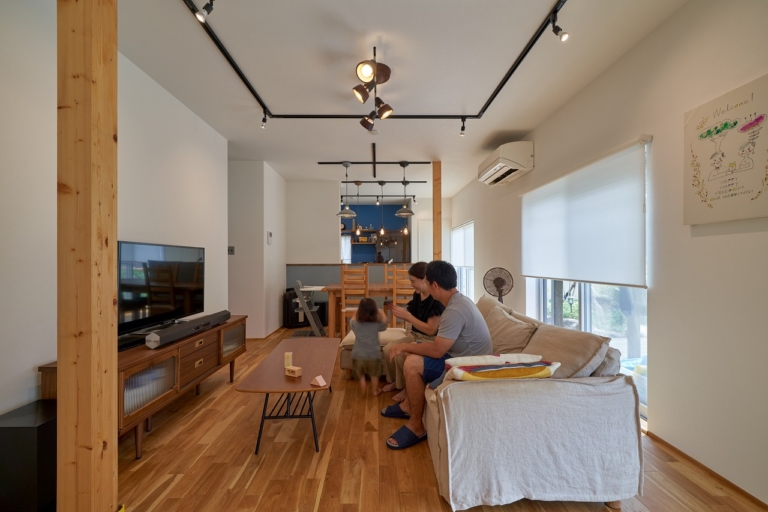 心も体も開放するオリジナル動線の家