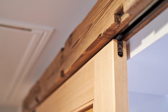 古材をアクセントに