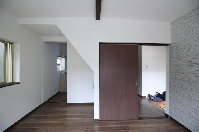 施工前のリビングダイニング