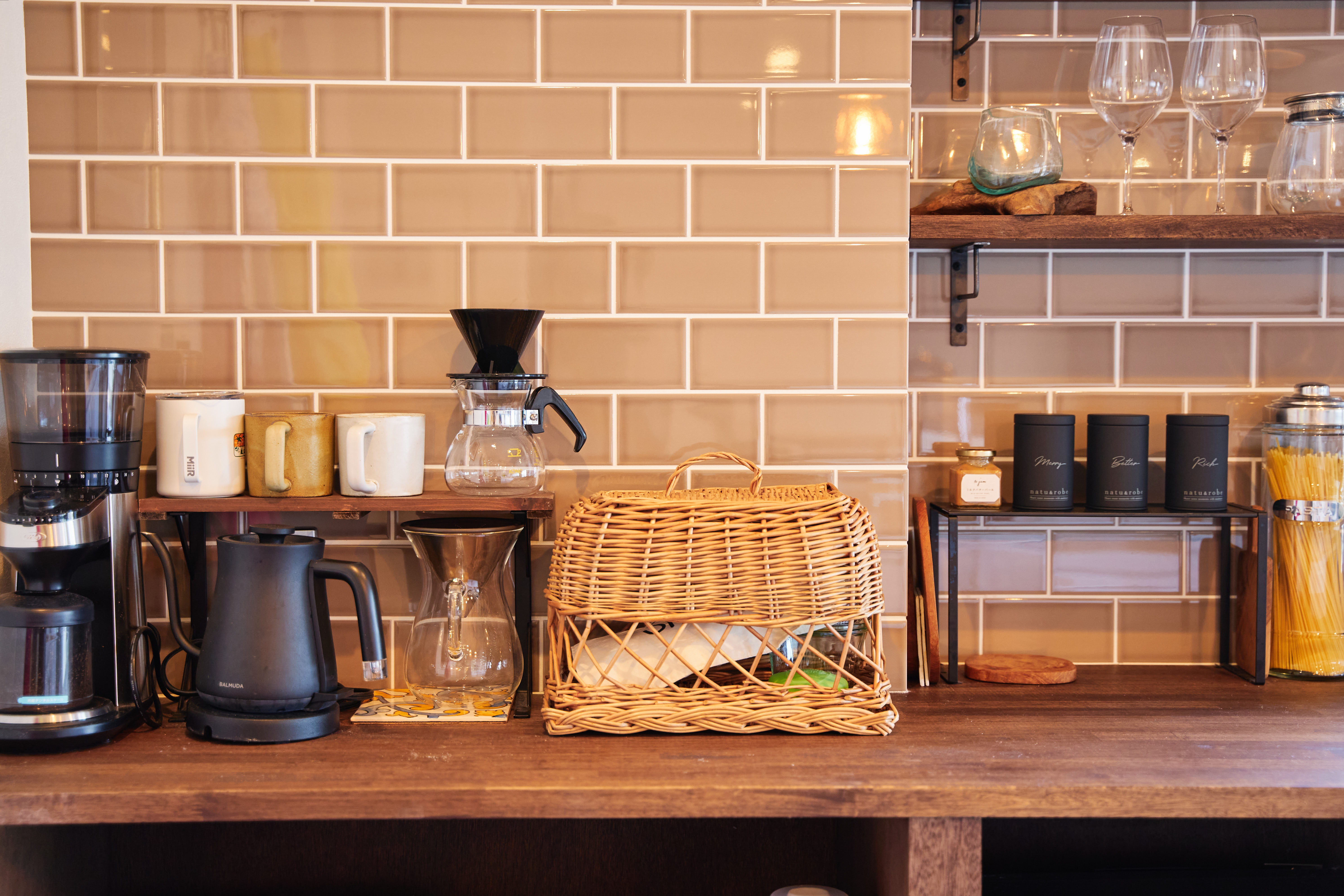 キッチンのコーヒースペース