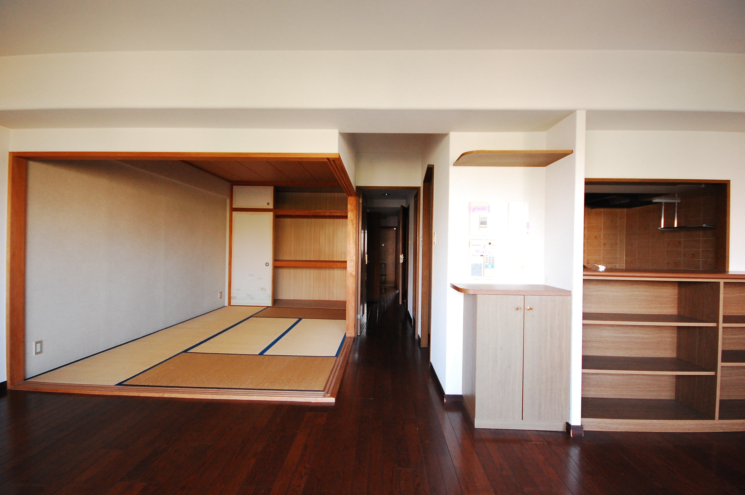 リノベーション前のリビングダイニング