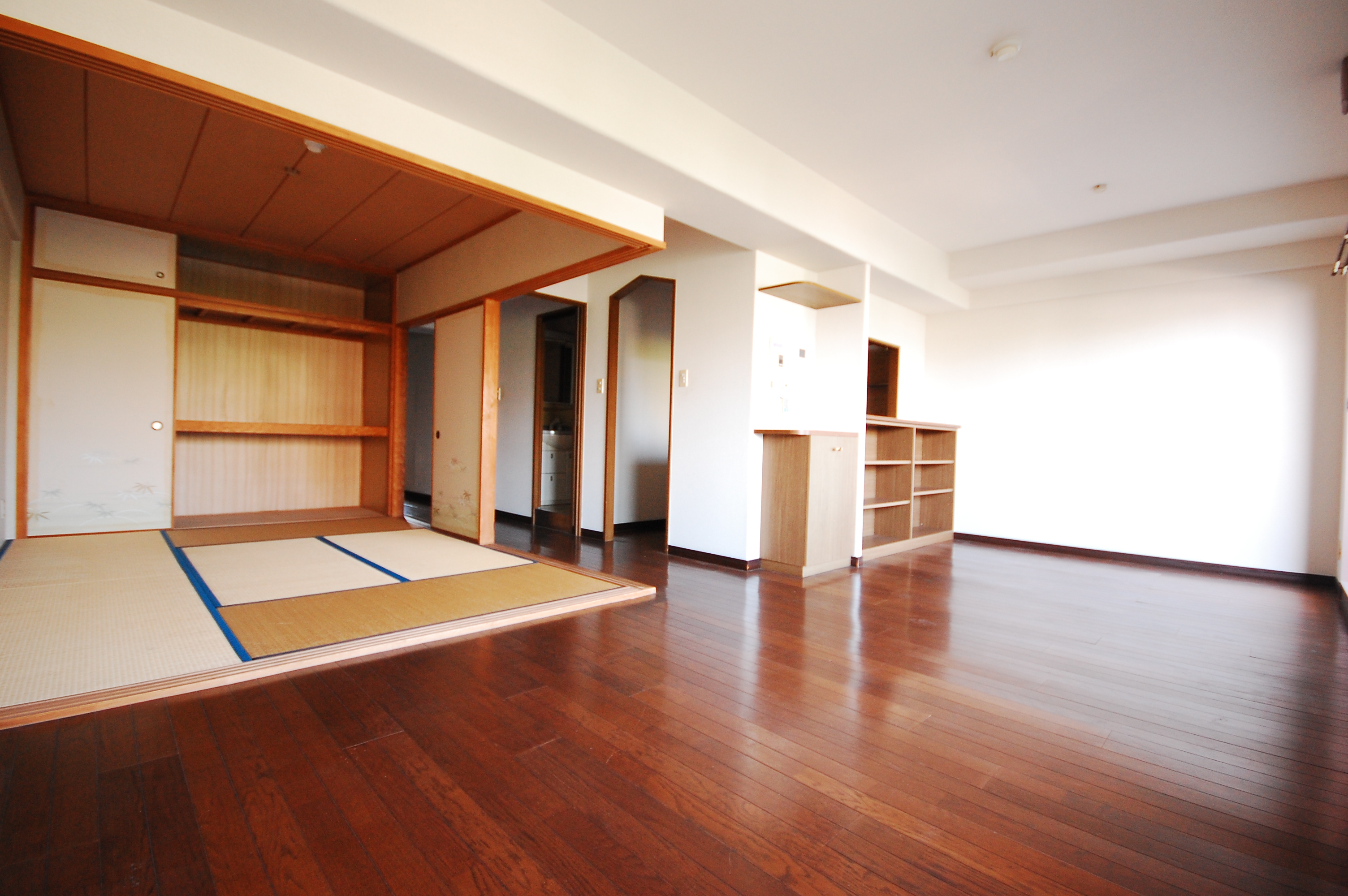 リノベーション前のリビングダイニング