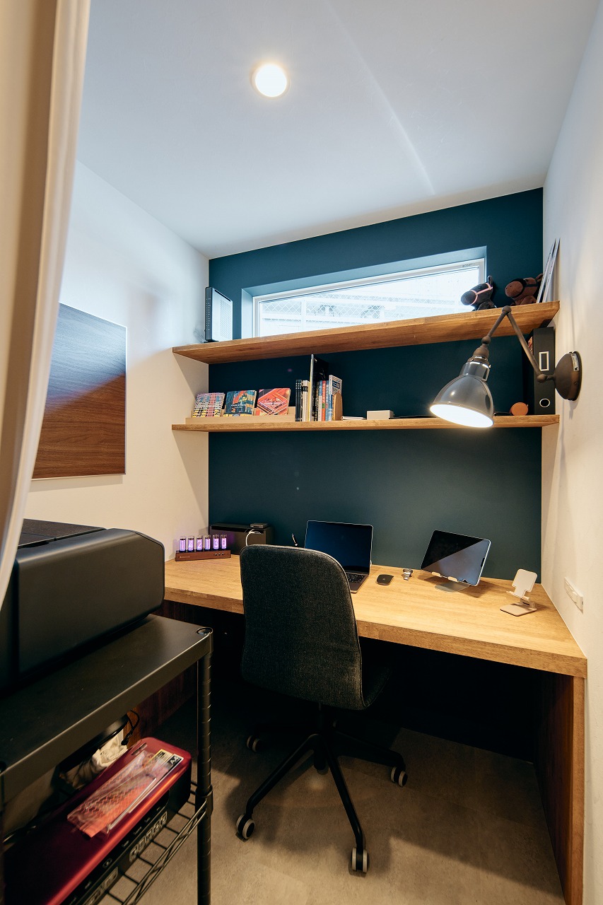 在宅ワークや趣味に集中できるスペース