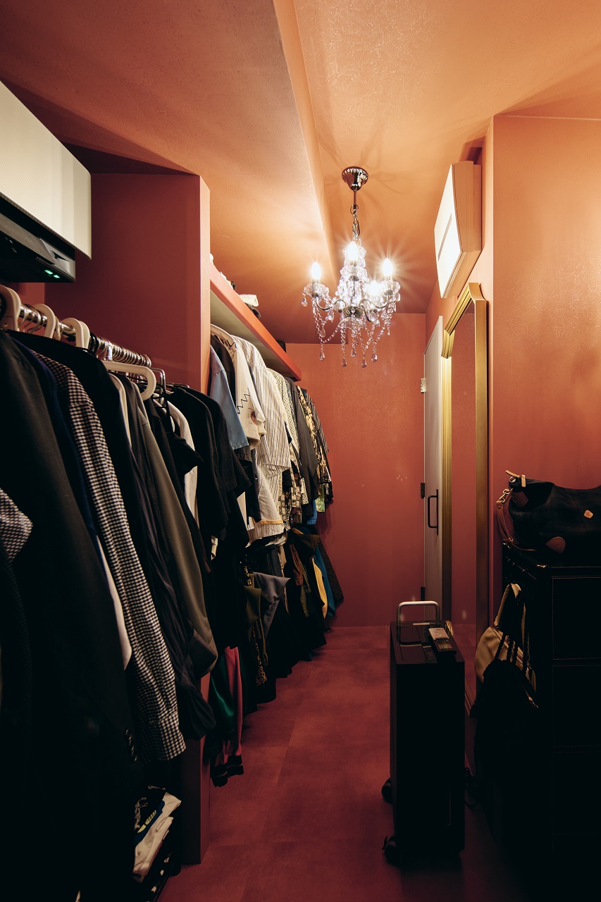 1階のウォークインクローゼット